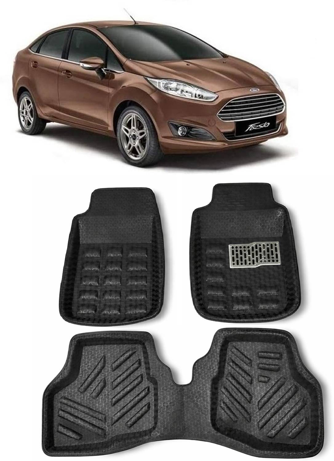 ARNEJA Polyutherine 3D Mat For  Ford Fiesta