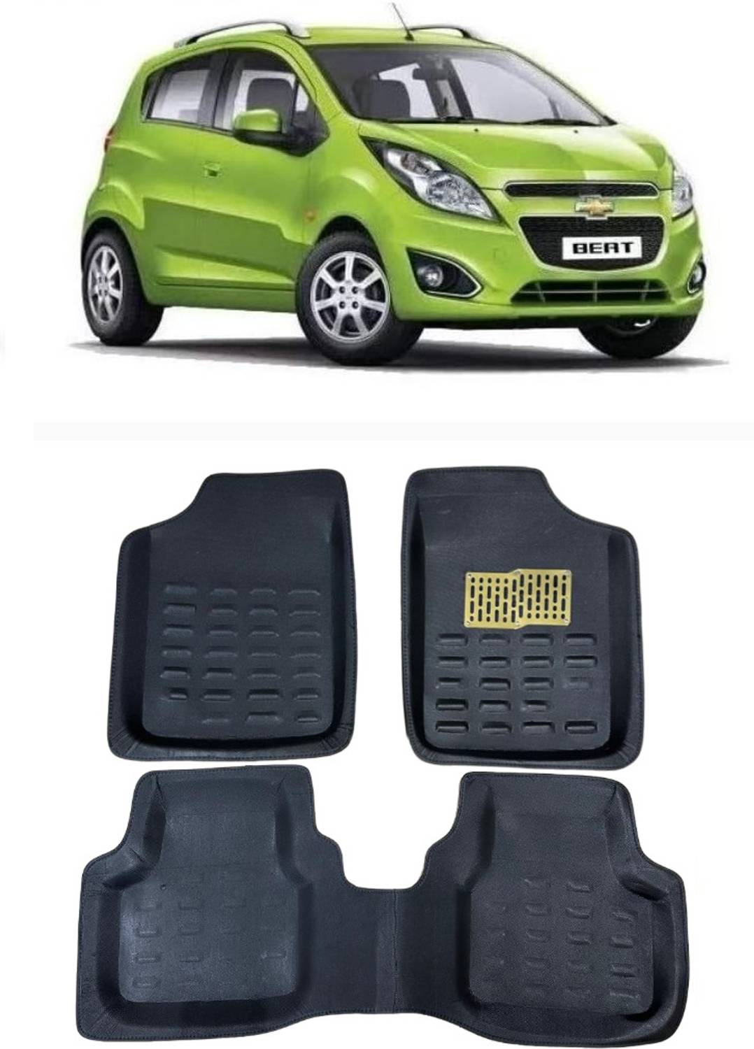 arneja trading company Polyutherine 3D Mat For Chevrolet Beat