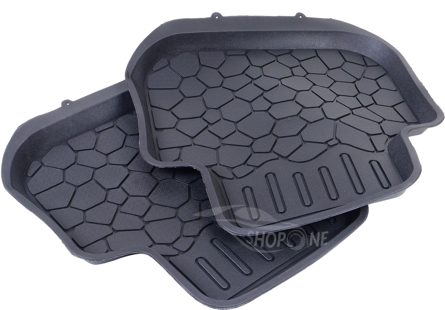 Image of Shopone Rubber Standard Mat For Universal For Car (Black)