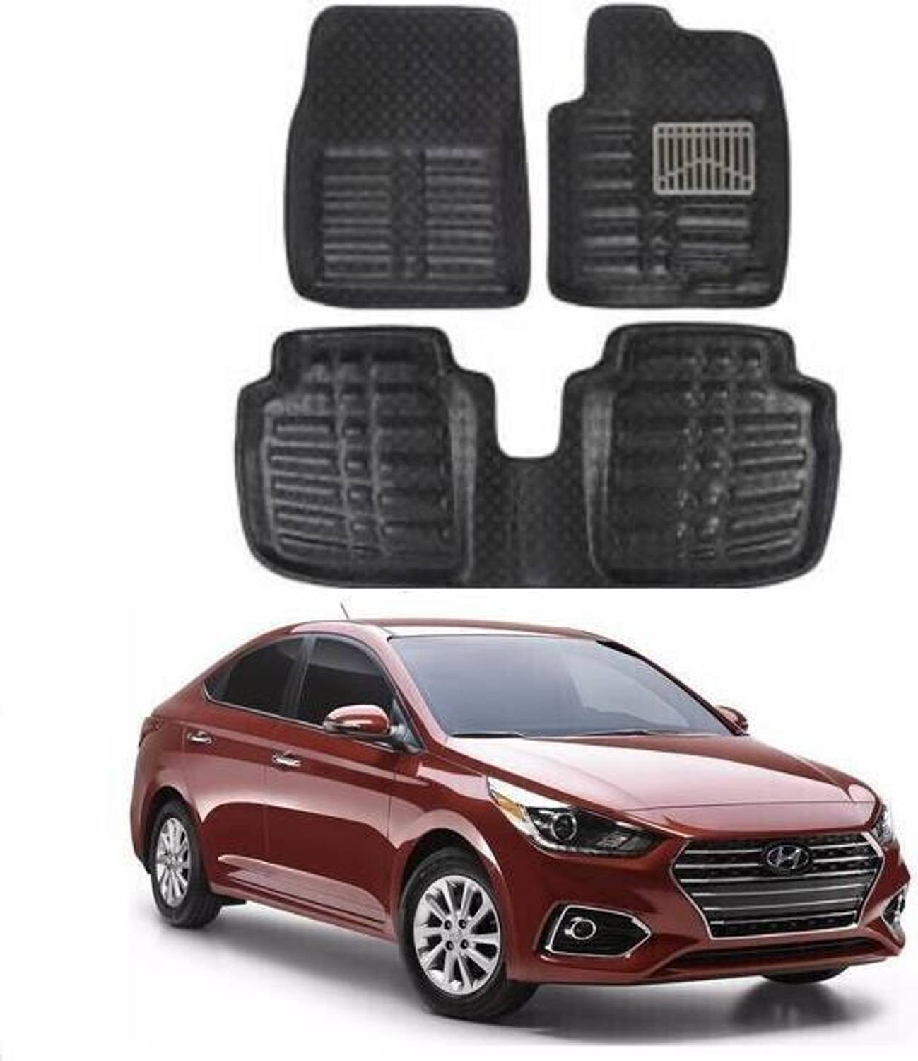 arneja trading company Polyutherine 3D Mat For  Hyundai Verna