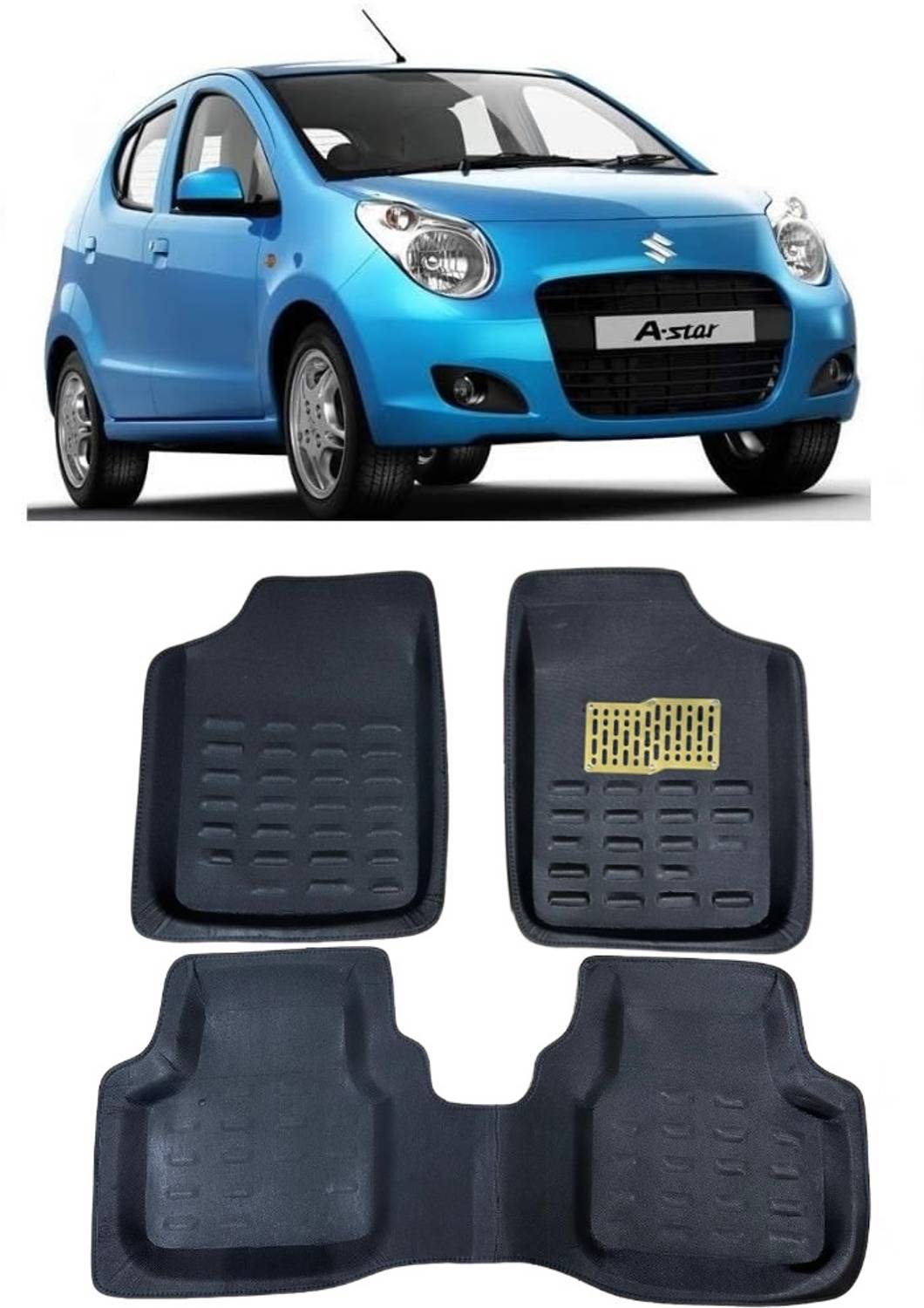 Arnejaa Polyutherine 3D Mat For  Maruti Suzuki A-Star
