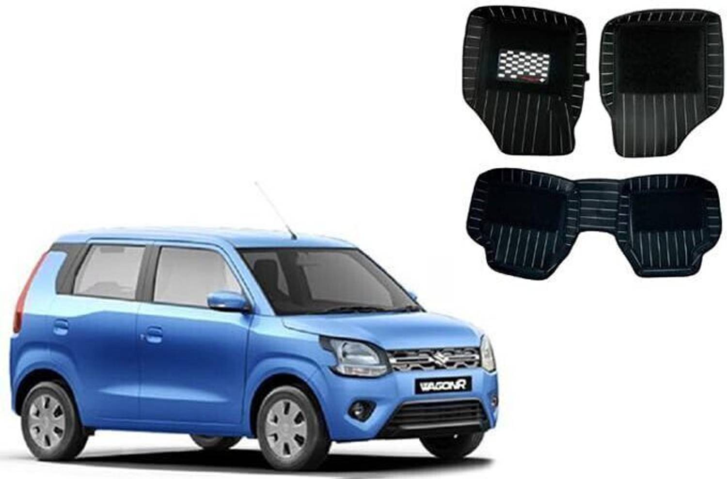 Autorepute Leather 9D Mat For Maruti Suzuki WagonR
