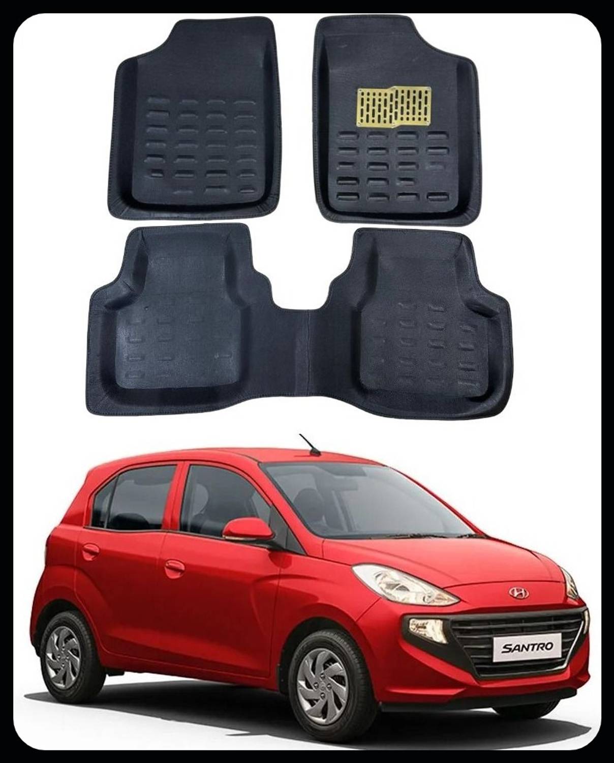 Arnejaa Polyutherine 3D Mat For Hyundai Santro