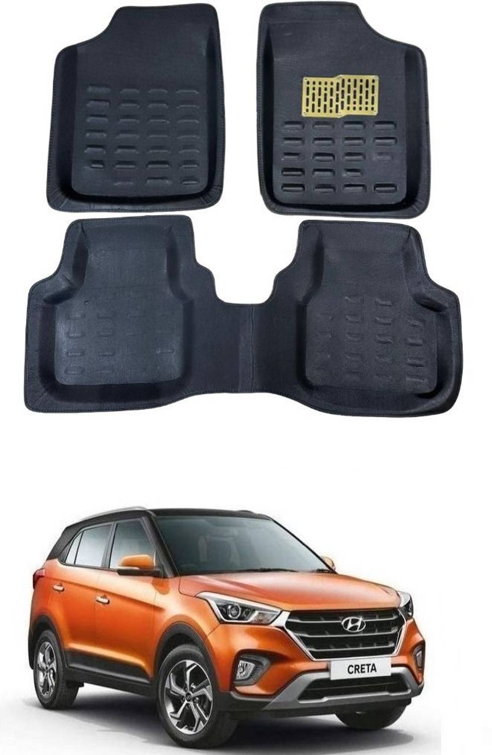 Arnejaa Polyutherine 3D Mat For  Hyundai Creta