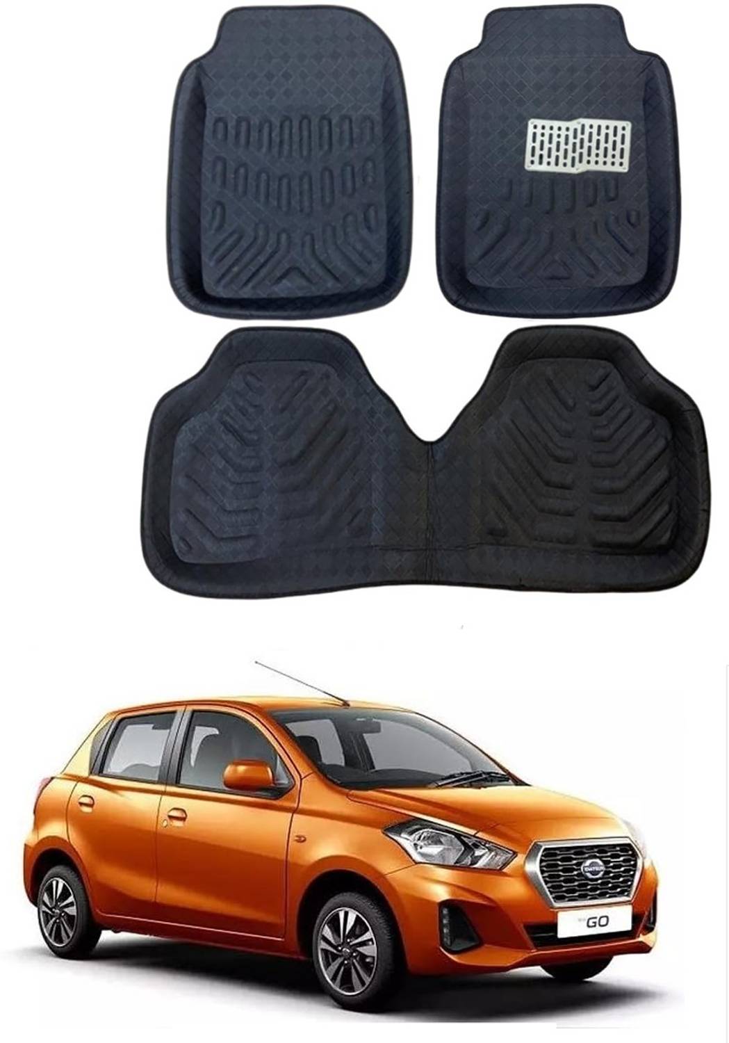 ARNEJA Polyutherine 3D Mat For Maruti Suzuki Go