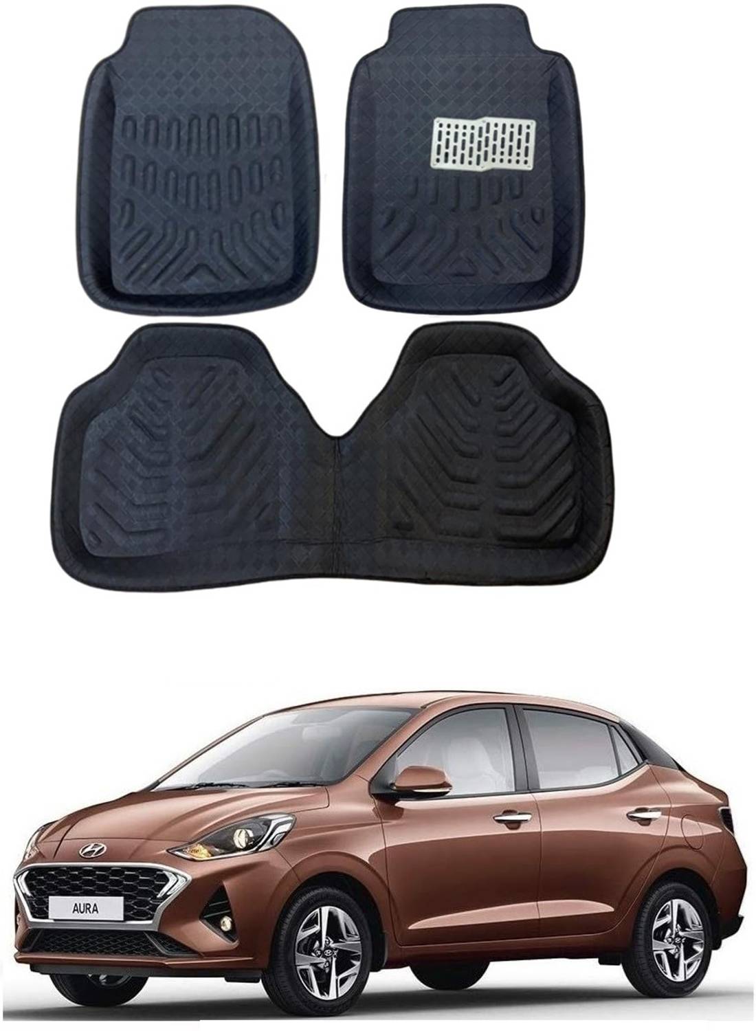 ARNEJA Polyutherine 3D Mat For  Hyundai Aura