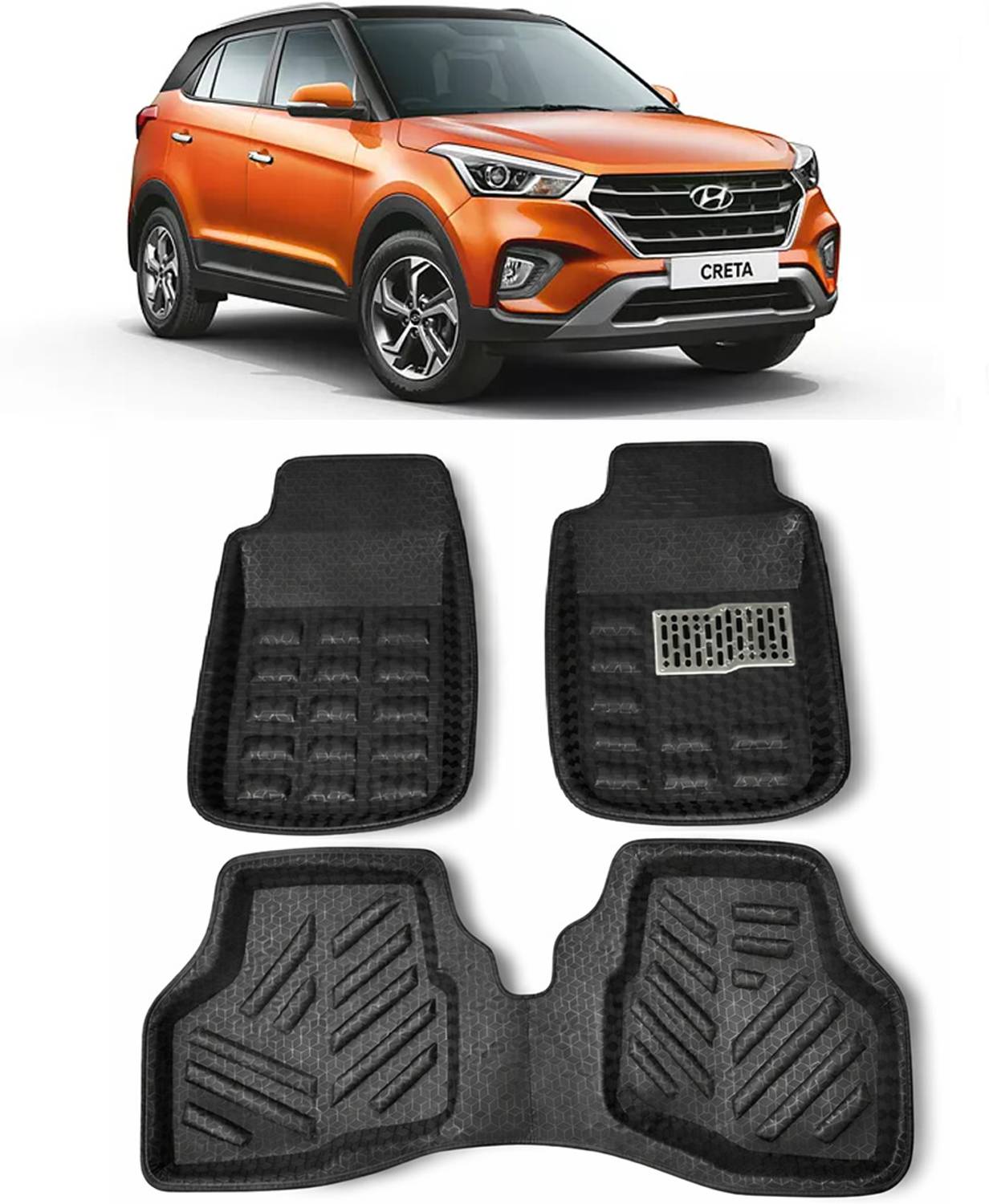 ARNEJA Polyutherine 3D Mat For  Hyundai Creta