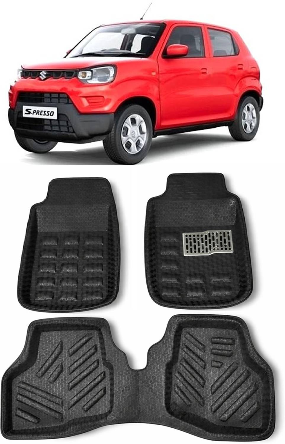 ARNEJA Polyutherine 3D Mat For Maruti Suzuki S-Presso