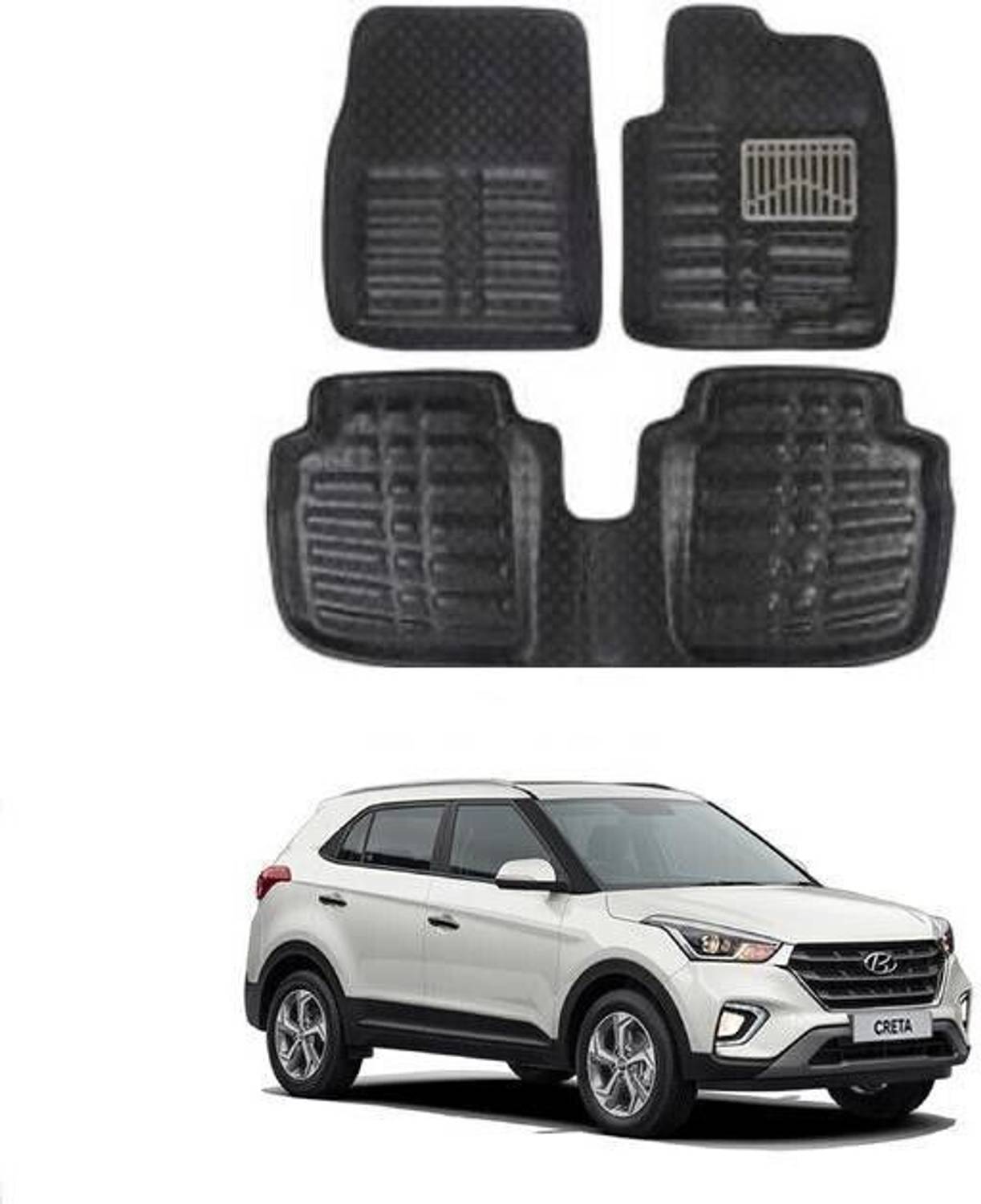 arneja trading company Polyutherine 3D Mat For  Hyundai Creta