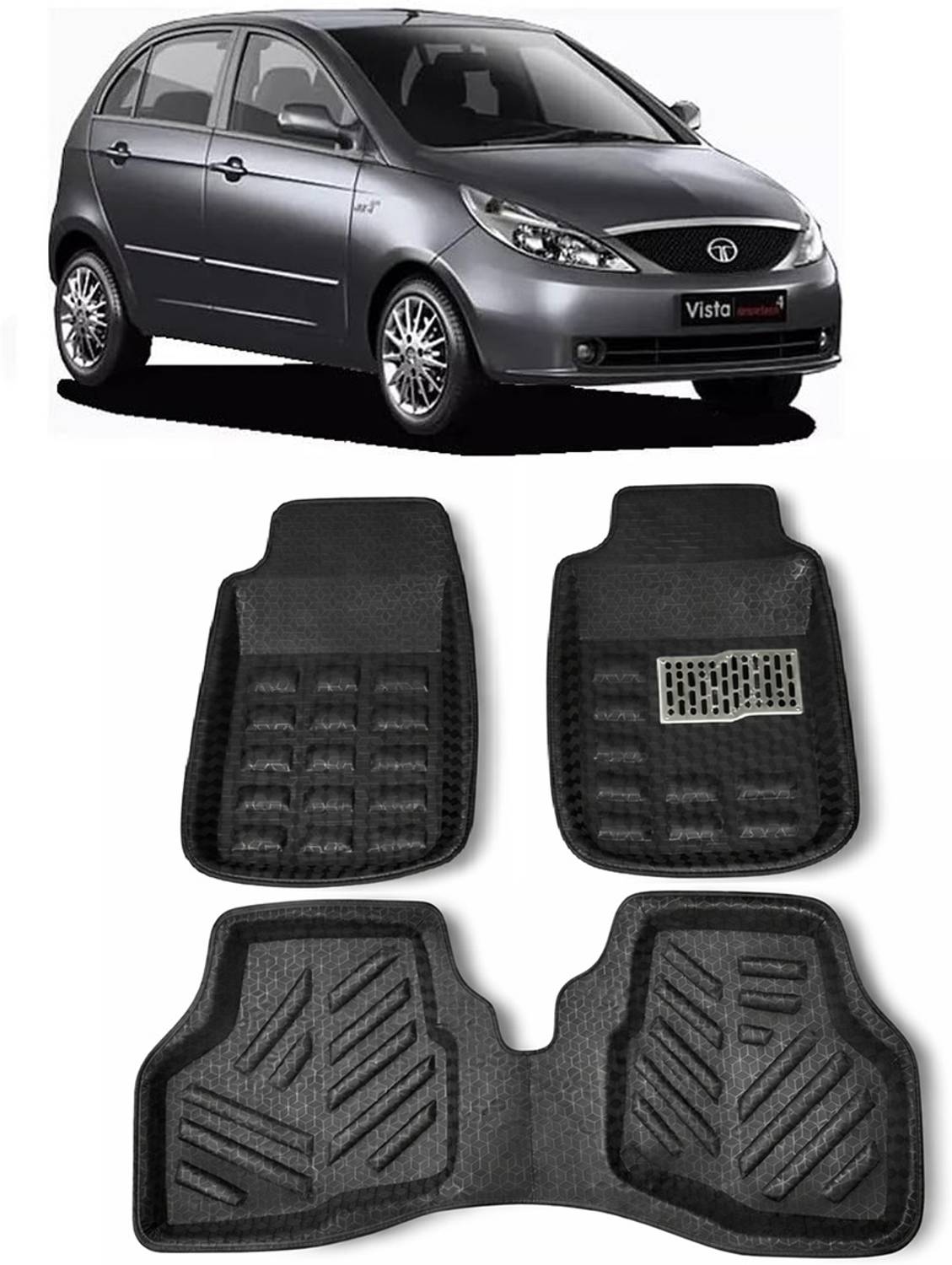 ARNEJA Polyutherine 3D Mat For Tata Indica Vista