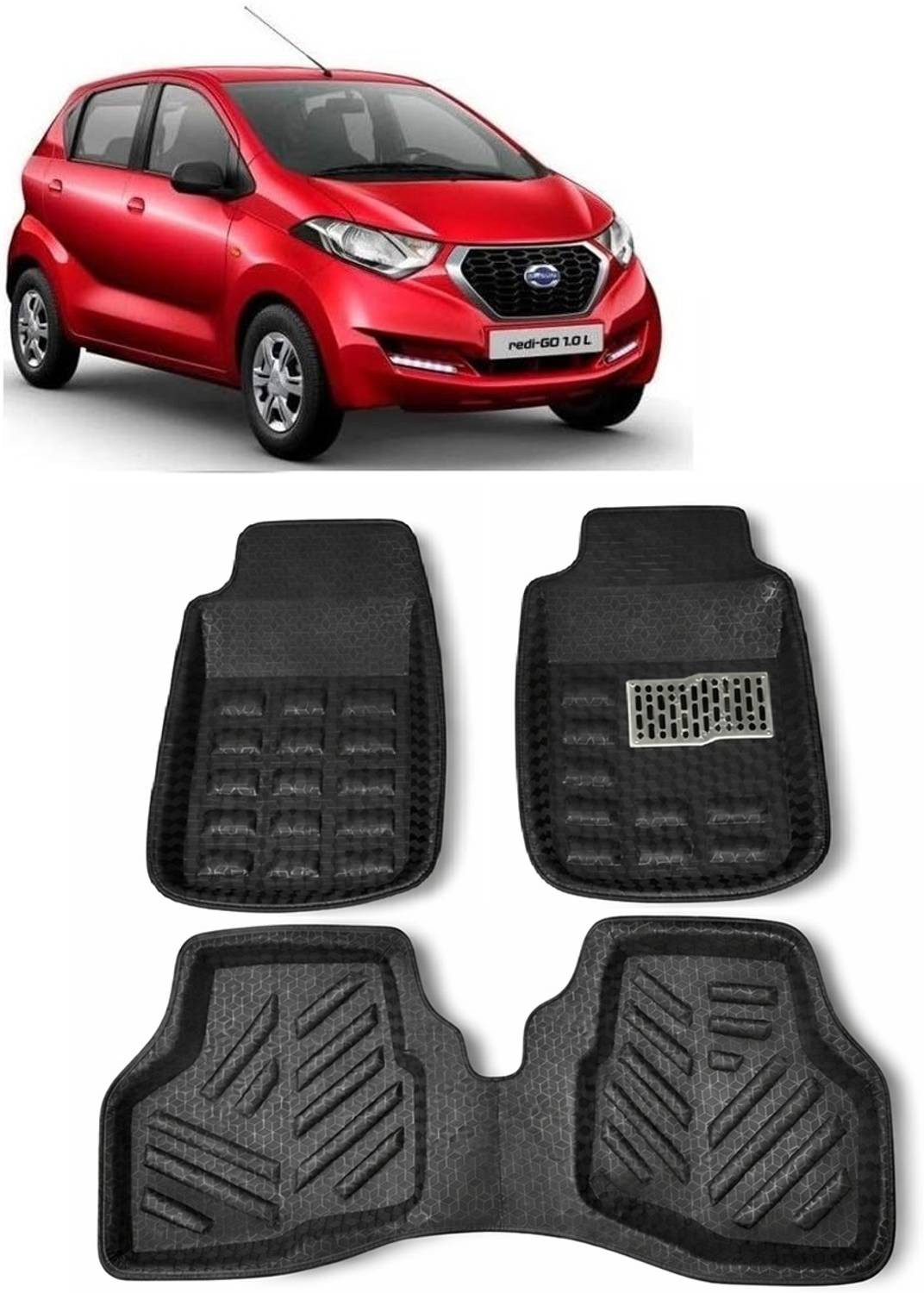 ARNEJA Polyutherine 3D Mat For Datsun Redi GO