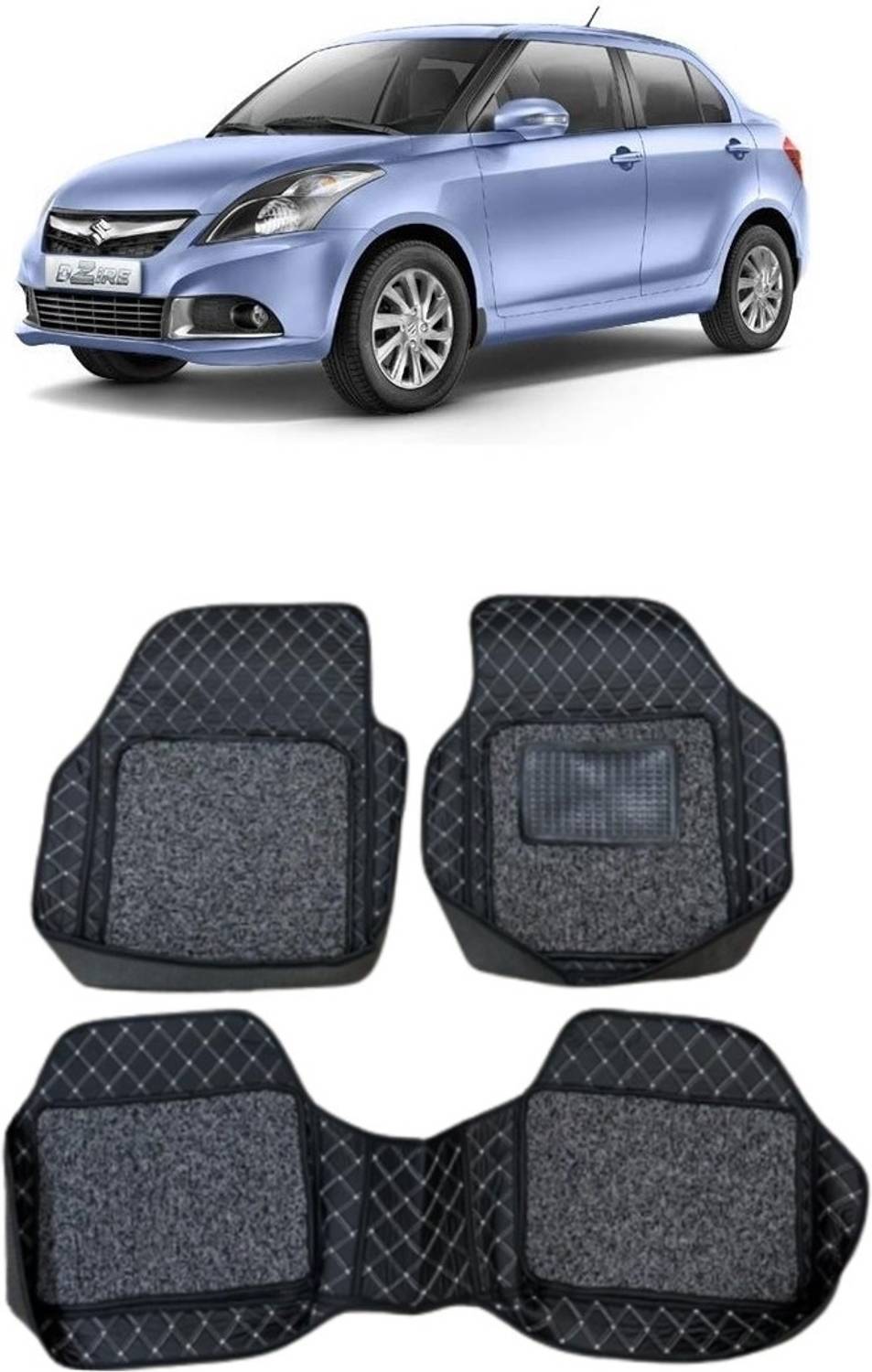 ARNEJA Leatherite 7D Mat For  Maruti Suzuki Swift Dzire
