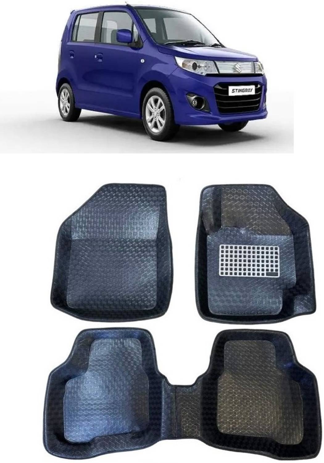 arneja trading company Polyutherine 5D Mat For Maruti Suzuki WagonR Stingray