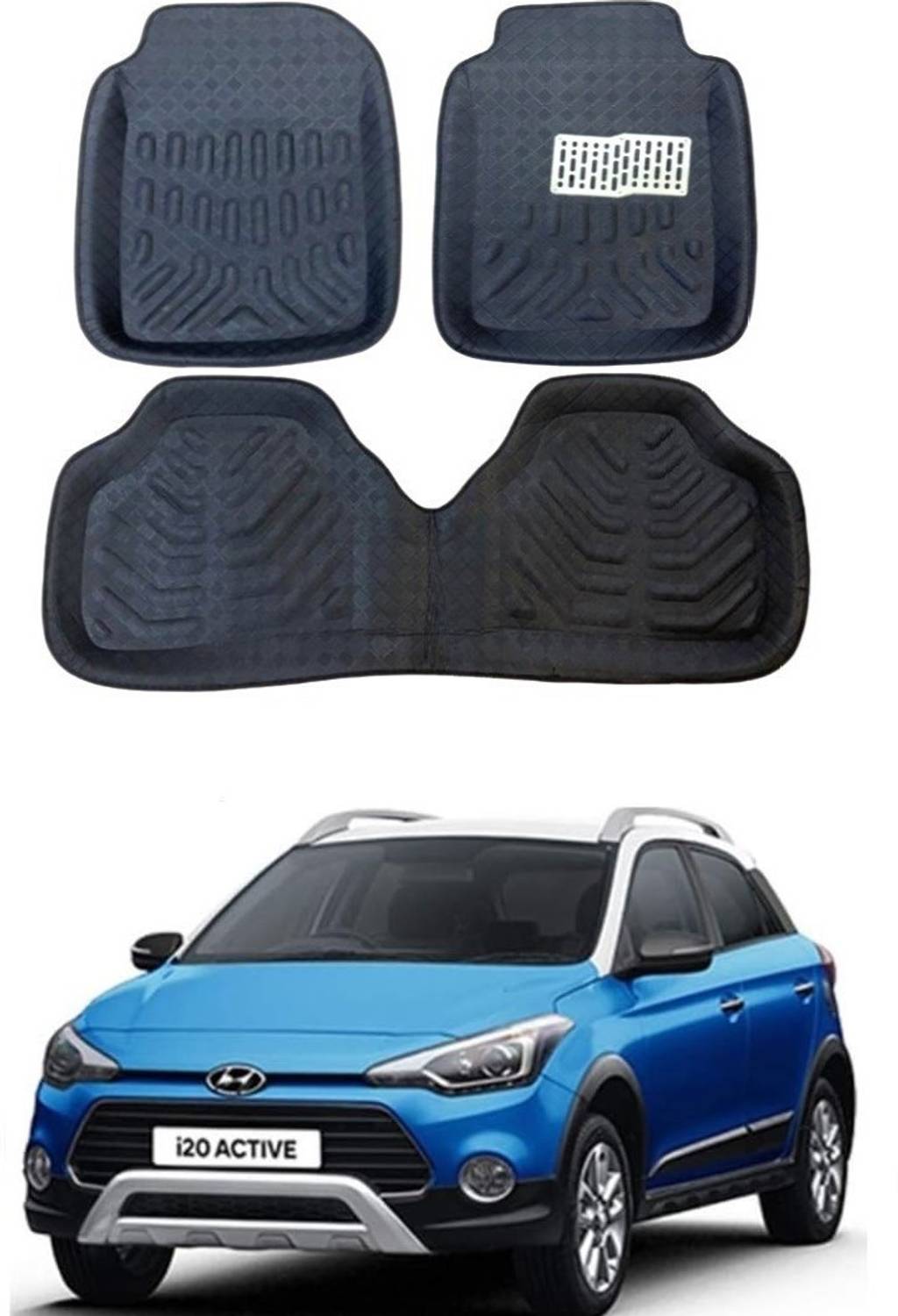 arneja trading company Polyutherine 3D Mat For  Hyundai i20 Active