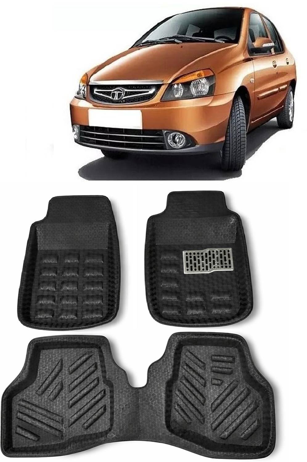 ARNEJA Polyutherine 3D Mat For  Tata Indigo