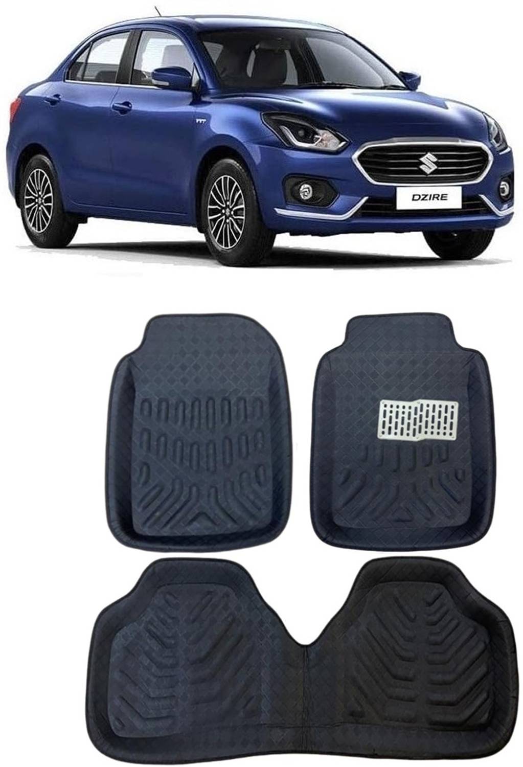 arneja trading company Polyutherine 3D Mat For  Maruti Suzuki New Dzire