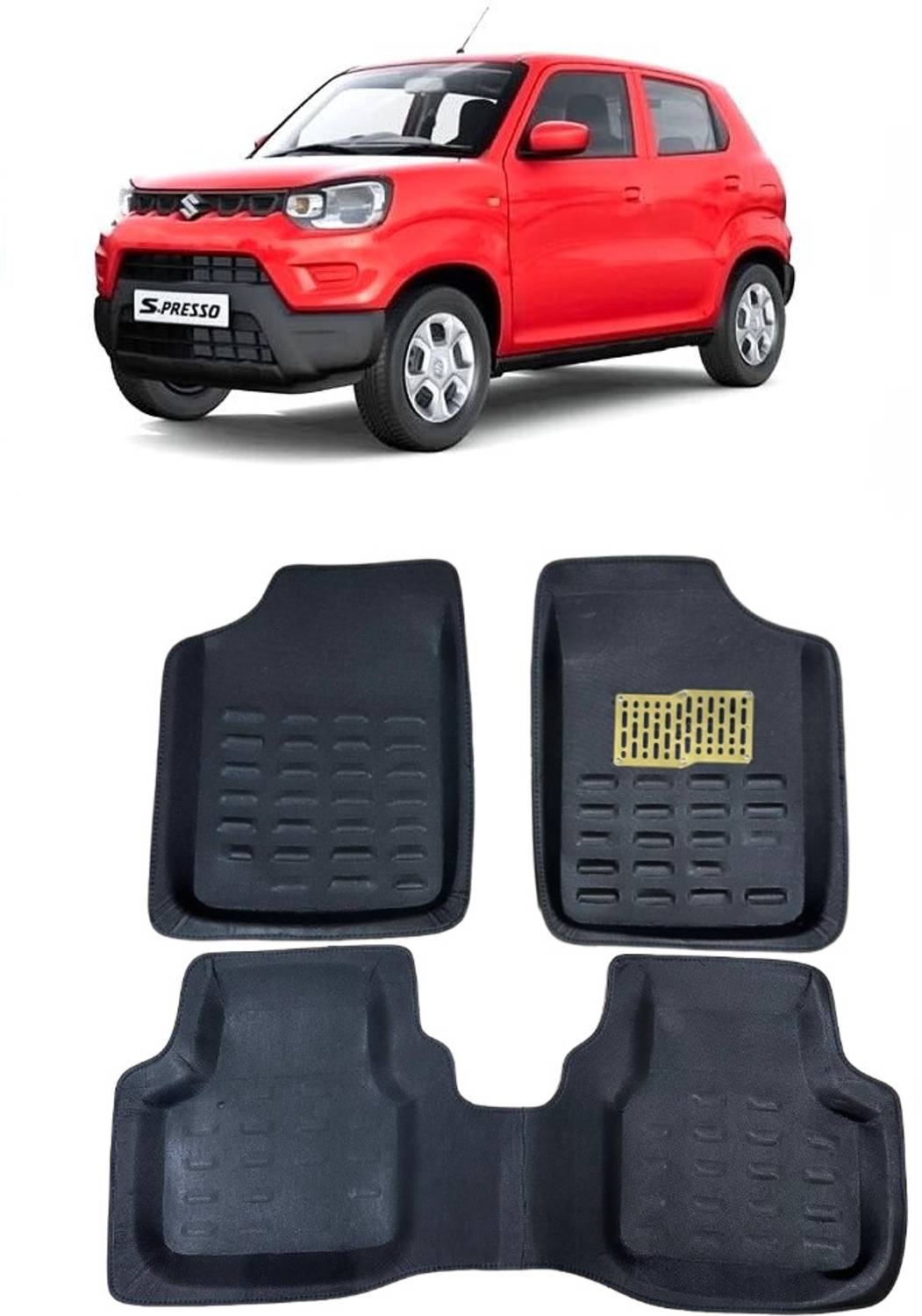 ARNEJA Polyutherine 3D Mat For  Maruti Suzuki S-Presso