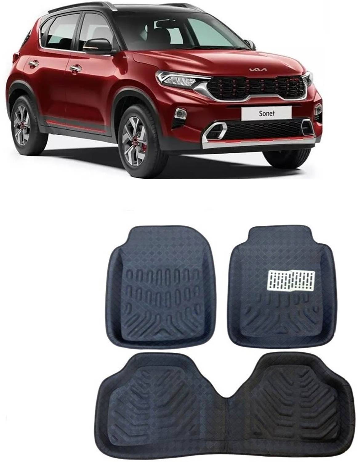 arneja trading company Polyutherine 3D Mat For Kia Sonet