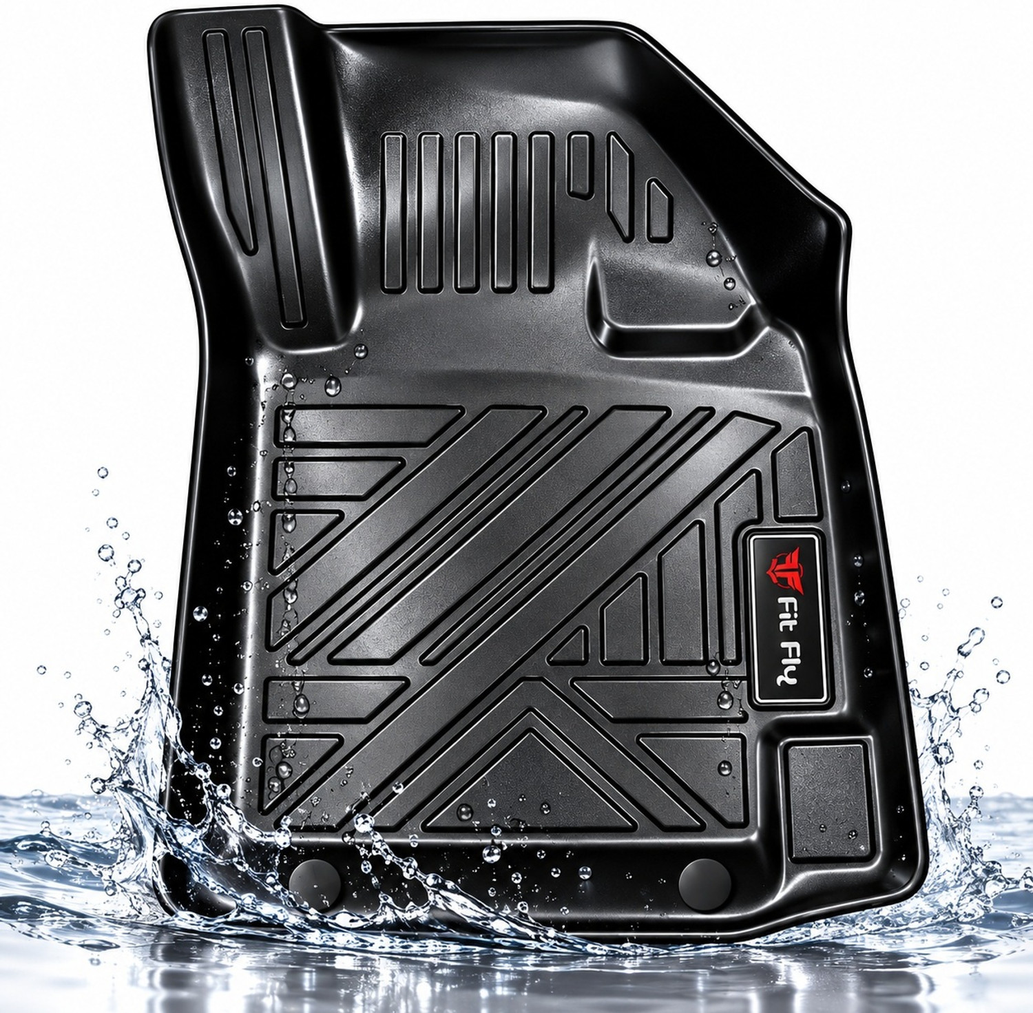 Image of Fit Fly TPV Tray Mat For Tata PUNCH (Black)