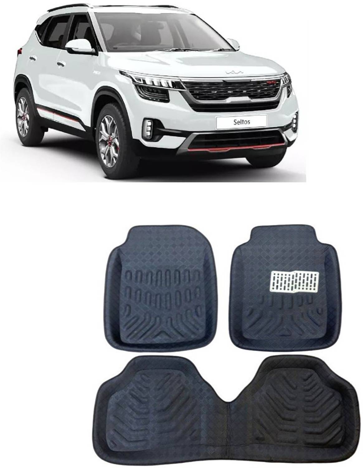 ARNEJA Polyutherine 3D Mat For  Kia Seltos