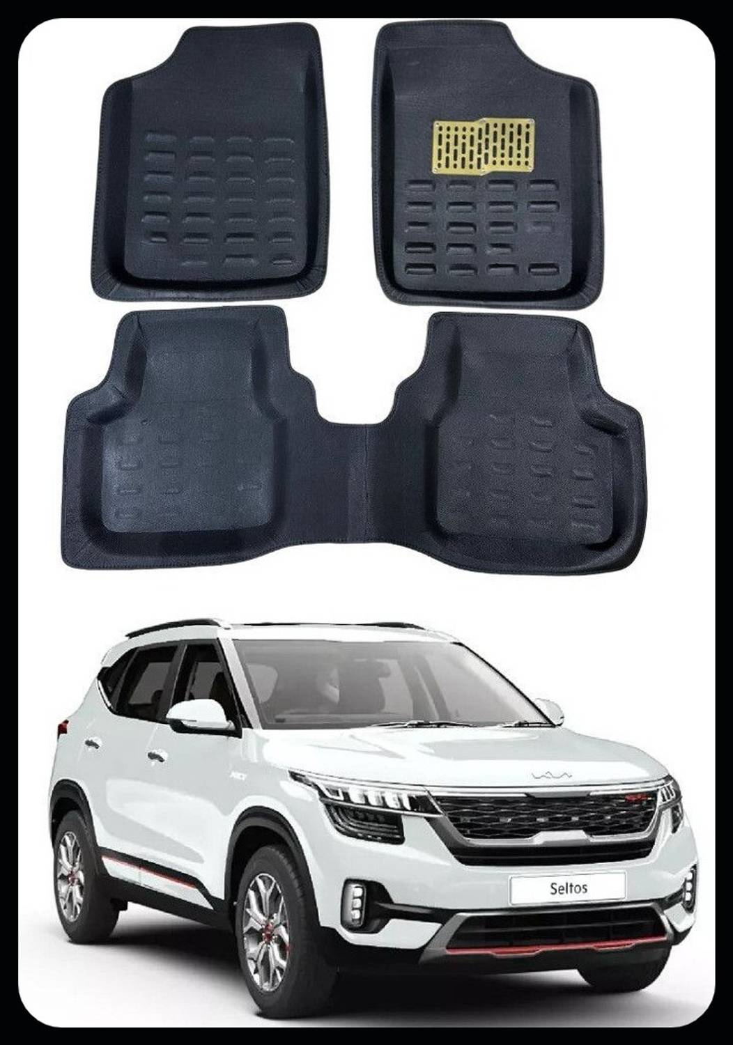 Arnejaa Polyutherine 3D Mat For Kia Seltos