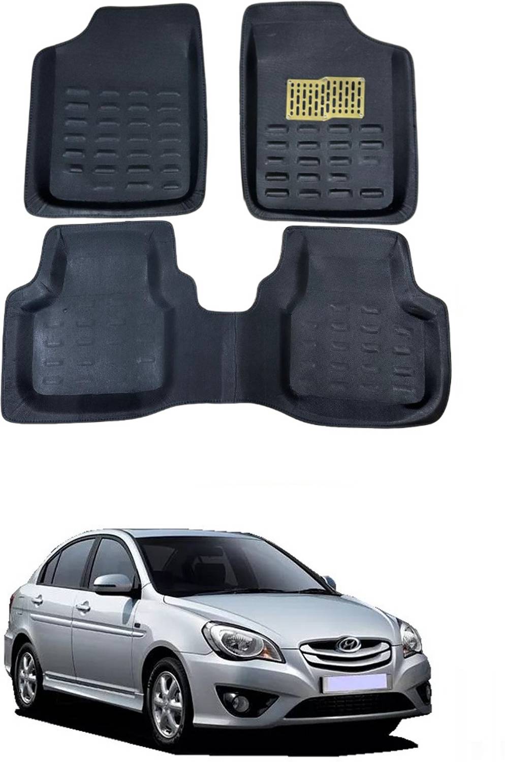 arneja trading company Polyutherine 3D Mat For Hyundai Verna Transform