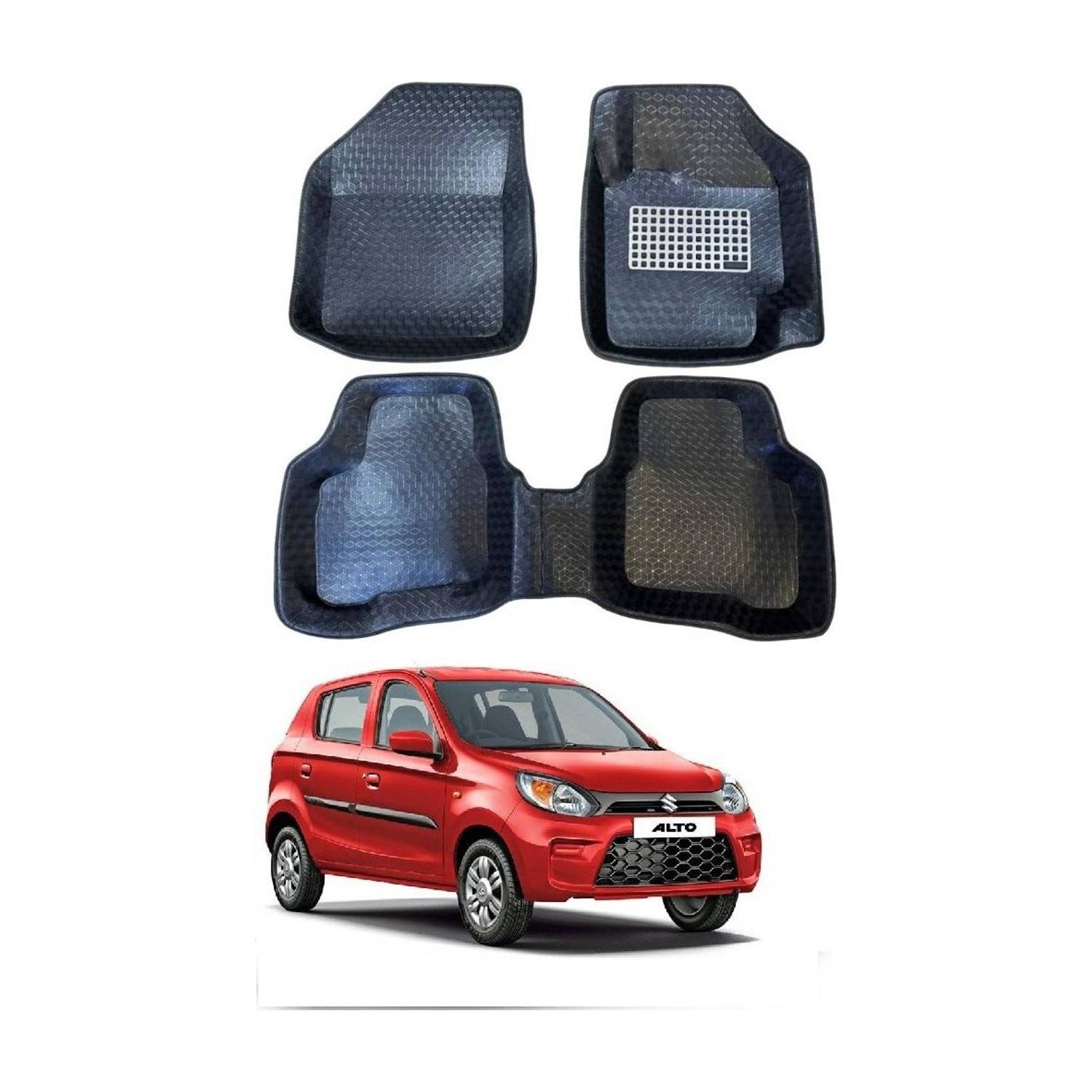 ARNEJA Polyutherine 5D Mat For Maruti Suzuki Alto