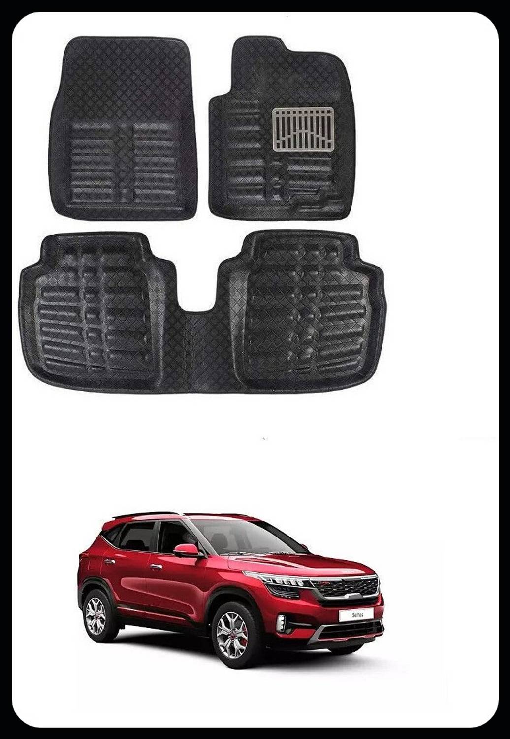 Arnejaa Polyutherine 3D Mat For Kia Seltos