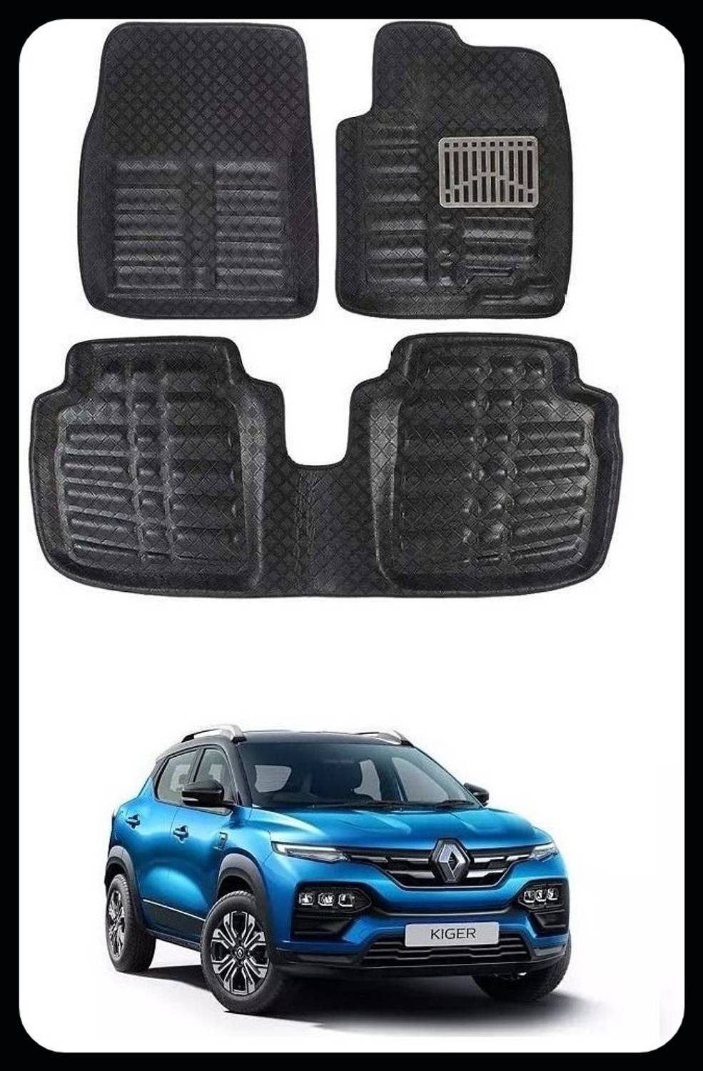 Arnejaa Polyutherine 3D Mat For Renault Kiger