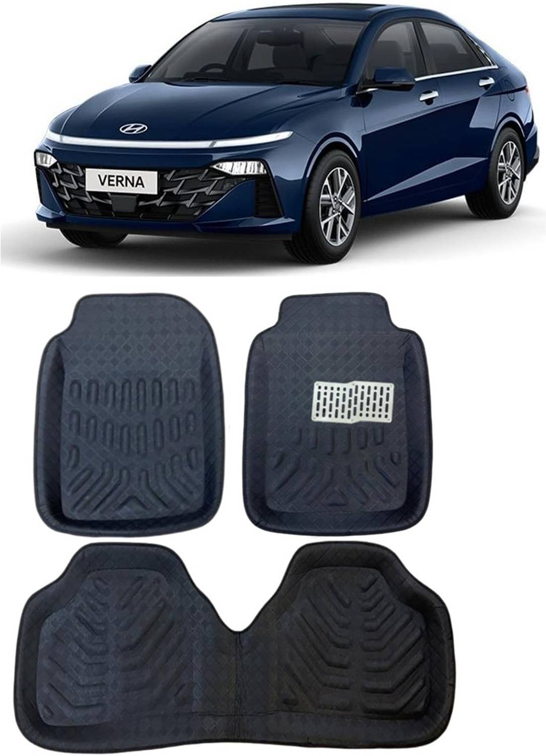 Arnejaa Polyutherine 3D Mat For  Hyundai Verna