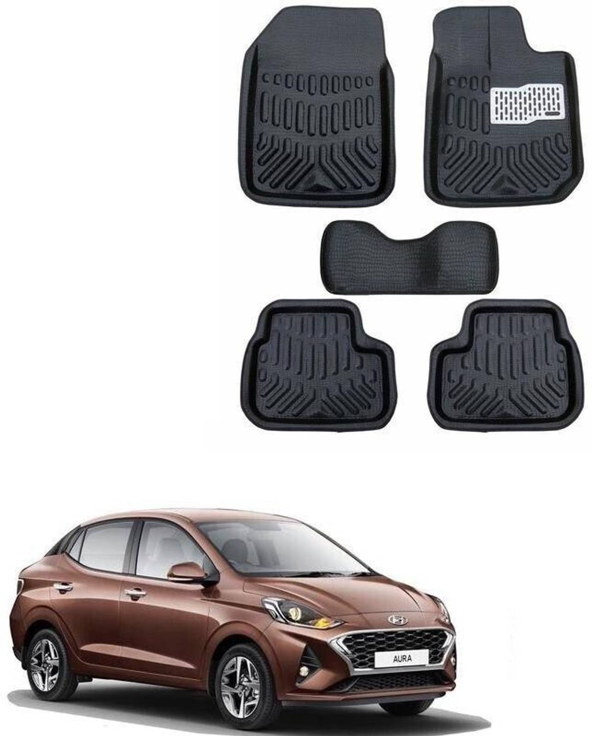 arneja trading company Polyutherine 3D Mat For Hyundai Aura
