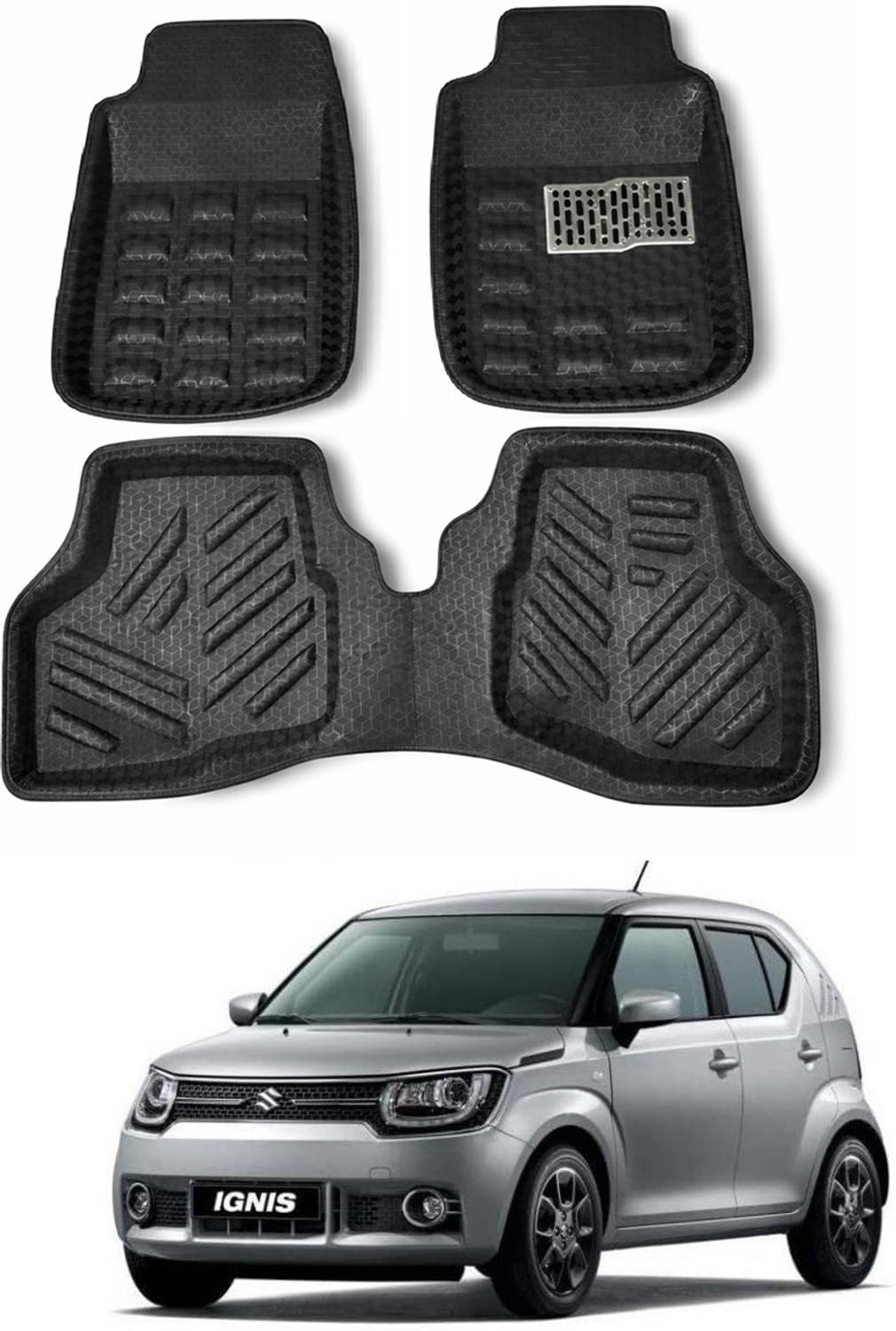 ARNEJA Polyutherine 3D Mat For  Maruti Suzuki Ignis