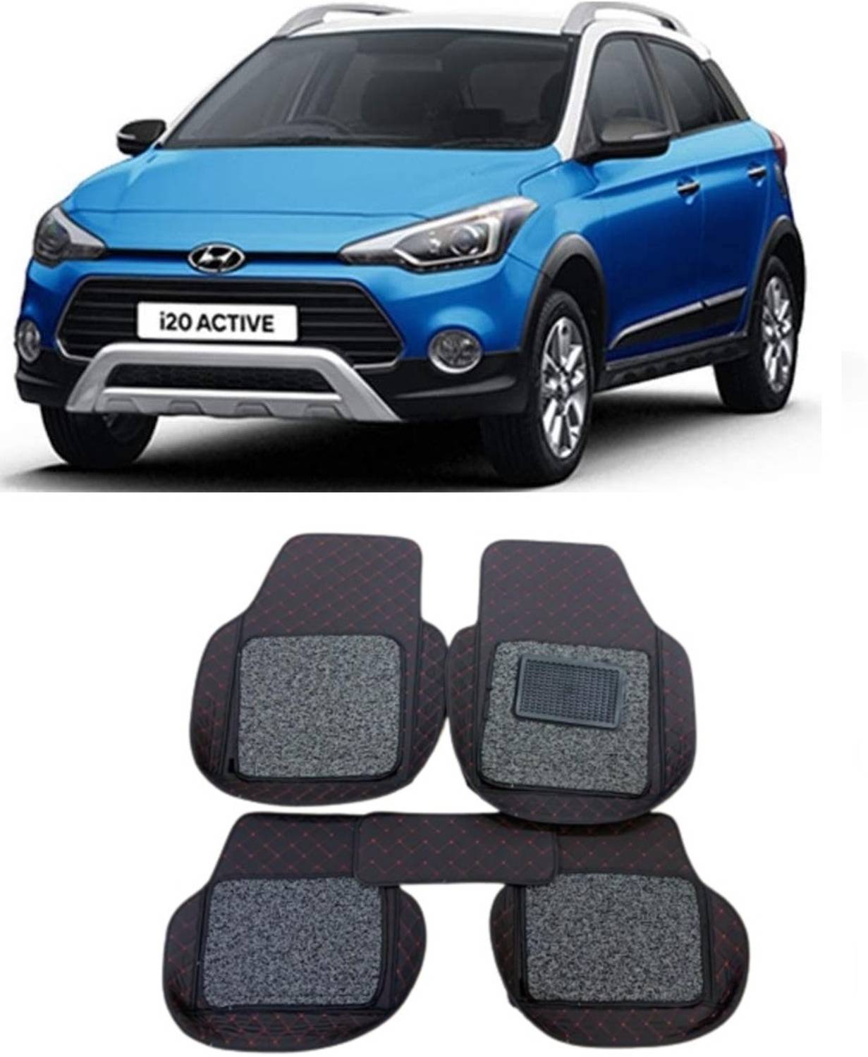 arneja trading company Leatherite 7D Mat For  Hyundai i20 Active