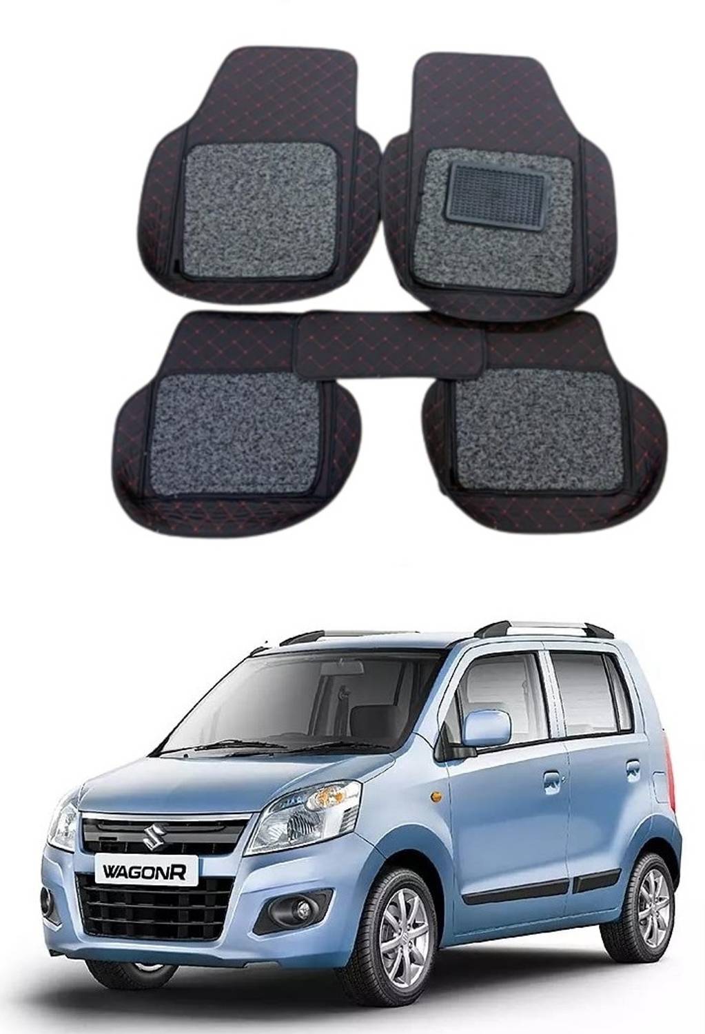 arneja trading company Leatherite 7D Mat For Maruti Suzuki WagonR