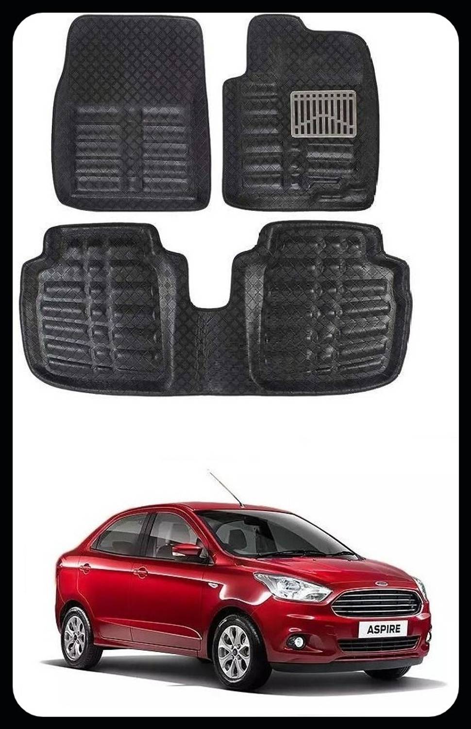 Arnejaa Polyutherine 3D Mat For  Ford Aspire