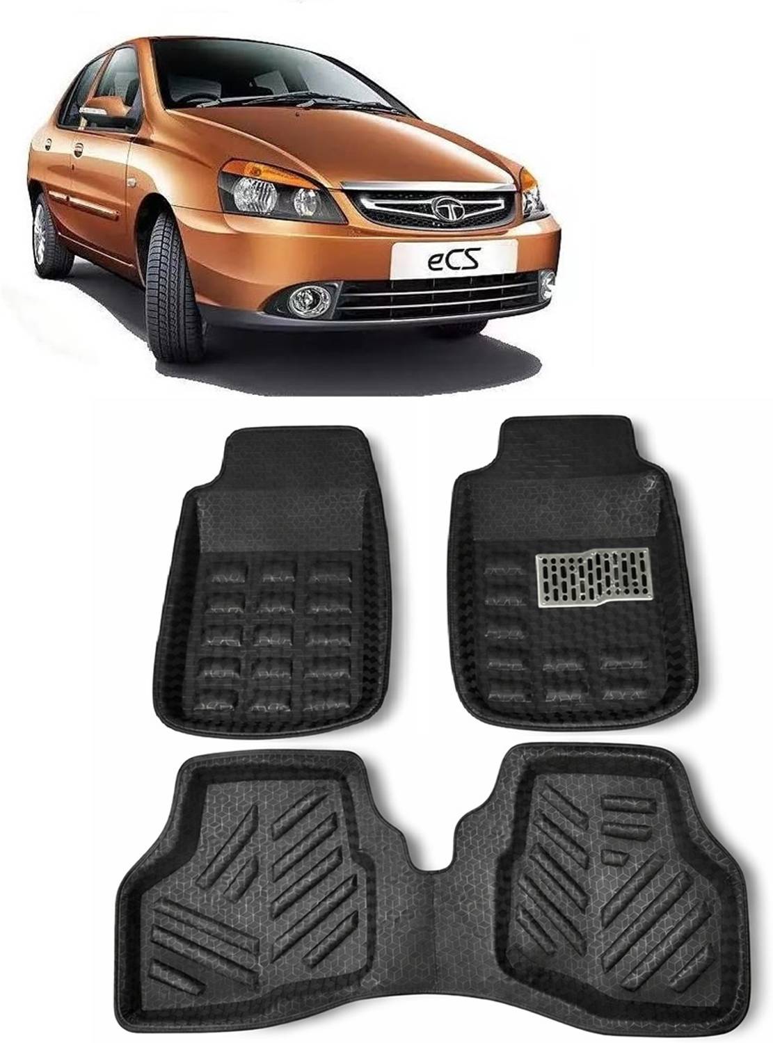 ARNEJA Polyutherine 3D Mat For Tata Indigo eCS