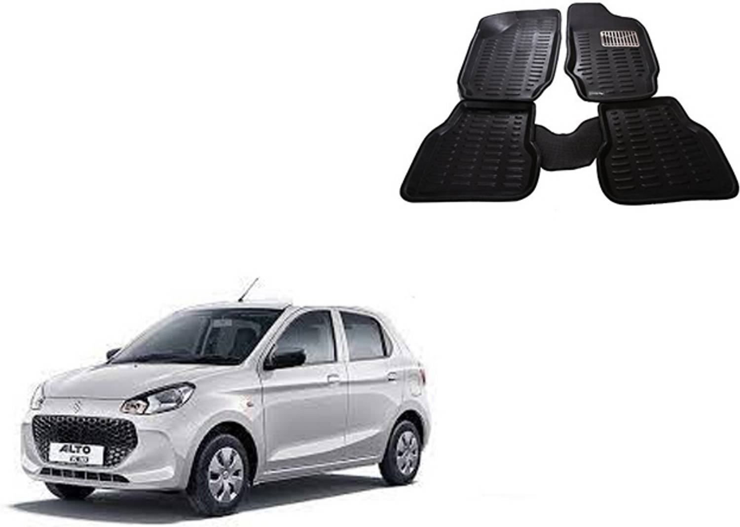 Autorepute Leather 3D Mat For  Maruti Suzuki Alto