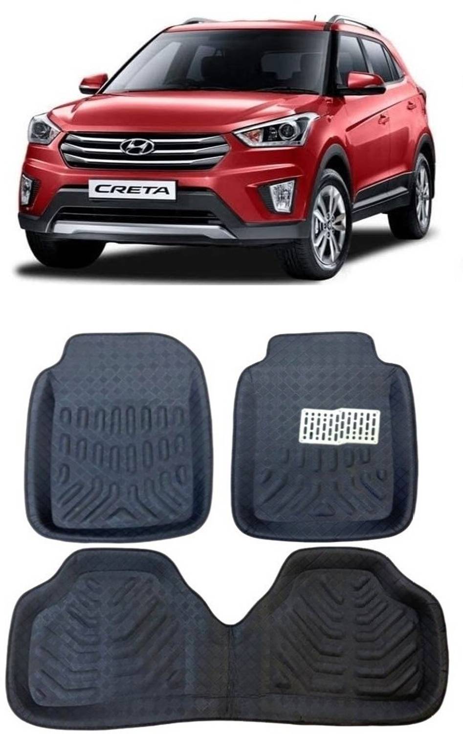 Arnejaa Polyutherine 3D Mat For  Hyundai Creta