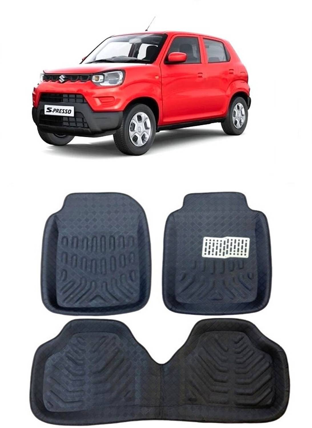 Arnejaa Polyutherine 3D Mat For  Maruti Suzuki S-Presso