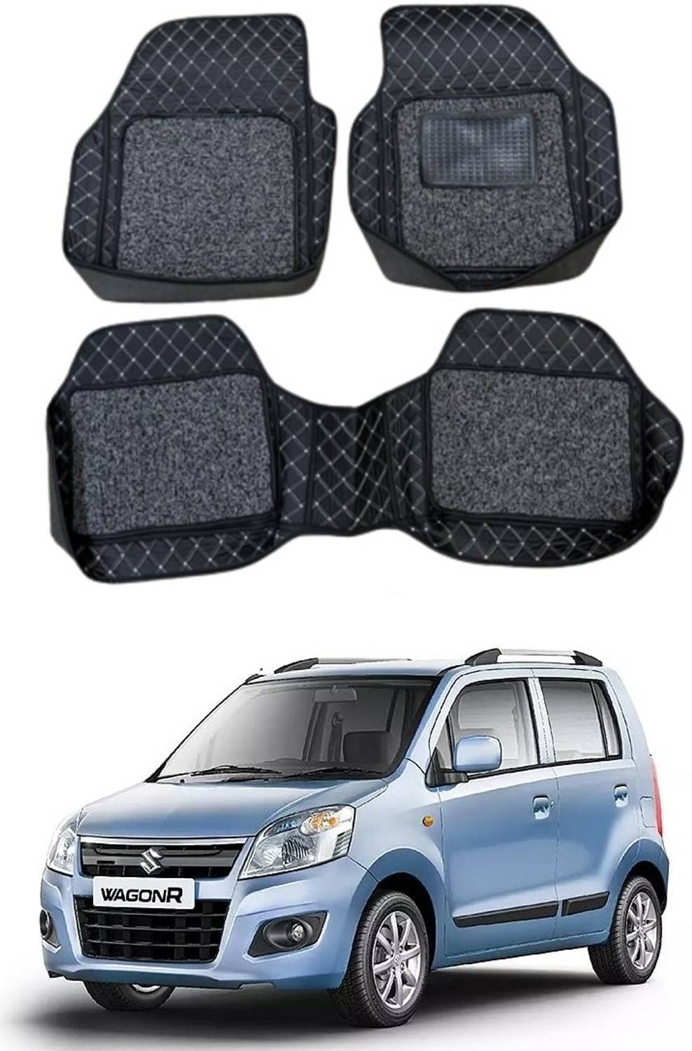 ARNEJA Leatherite 7D Mat For Maruti Suzuki WagonR