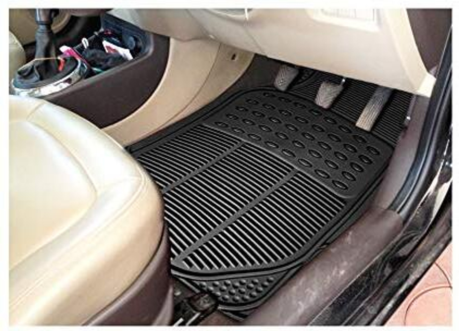 Image of ROSHNEER ENTERPRISES Rubber Standard Mat For Hyundai Eon