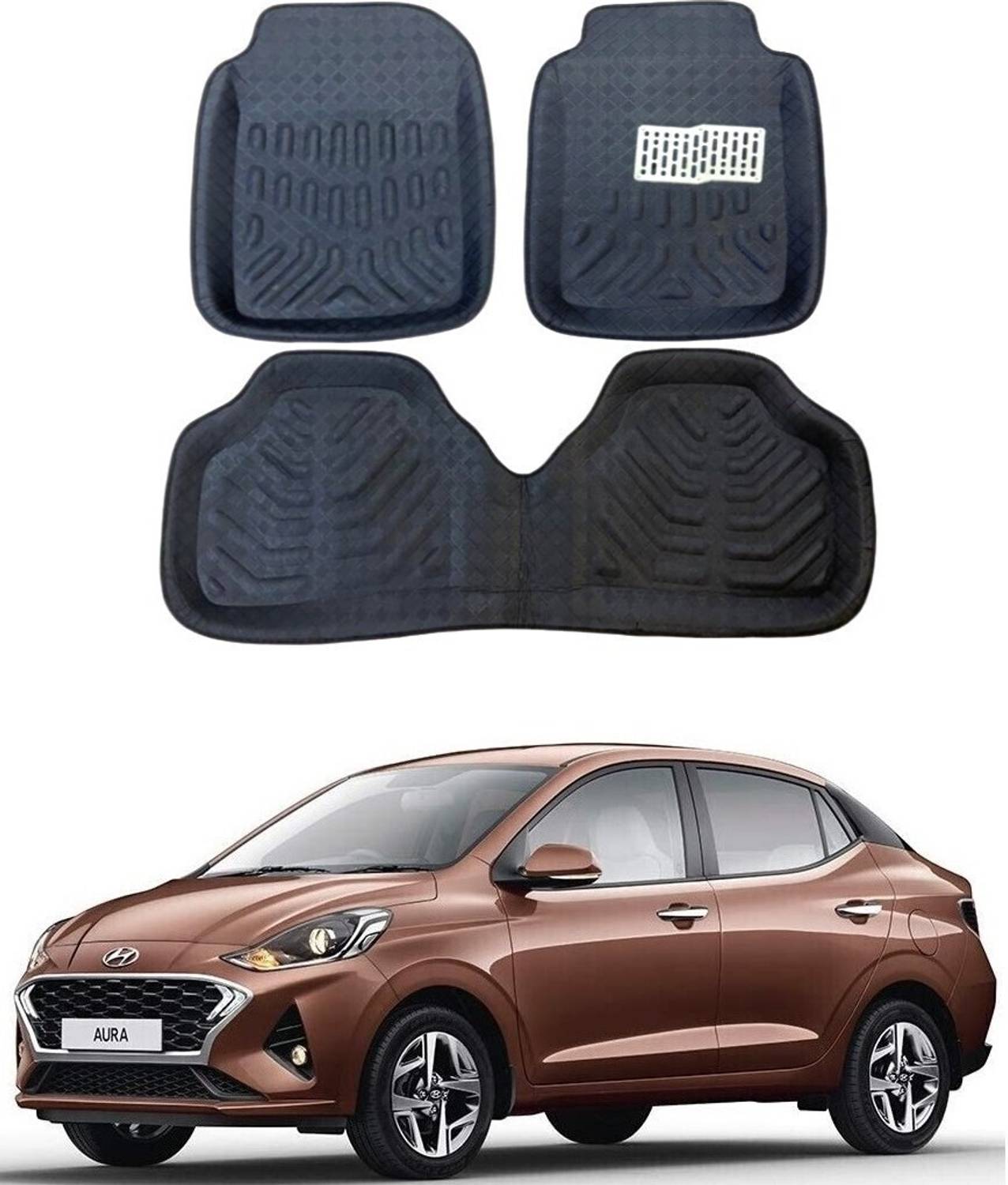 ARNEJA Polyutherine 3D Mat For  Hyundai Aura