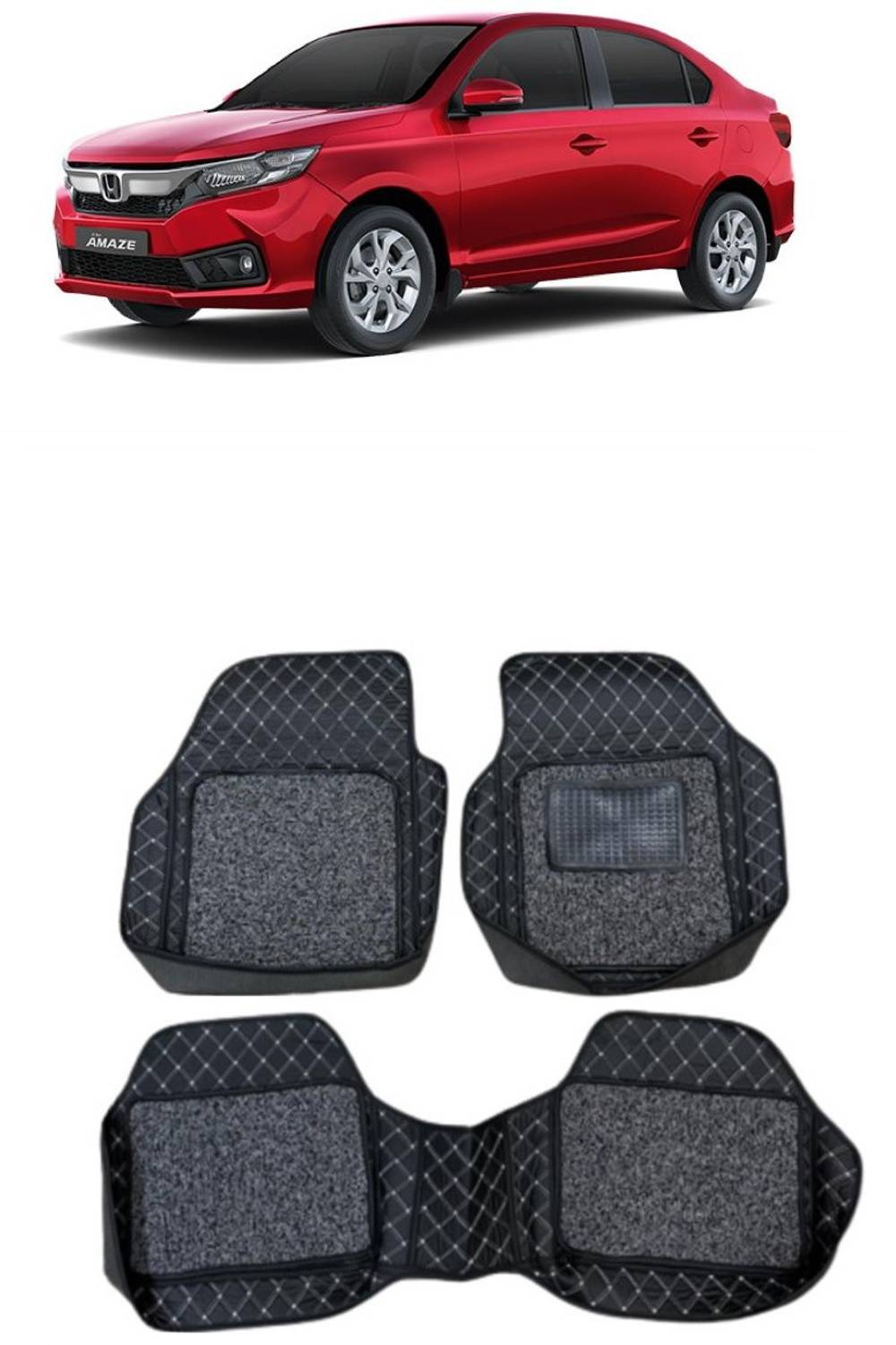 arneja trading company Leatherite 7D Mat For Honda Amaze