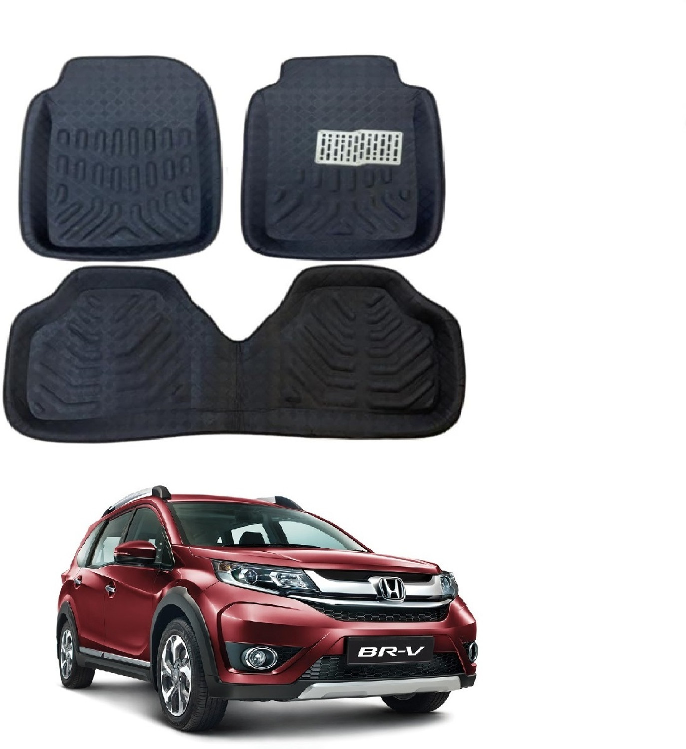 Image of ROSHNEER ENTERPRISES PVC 3D Mat For Honda BRV