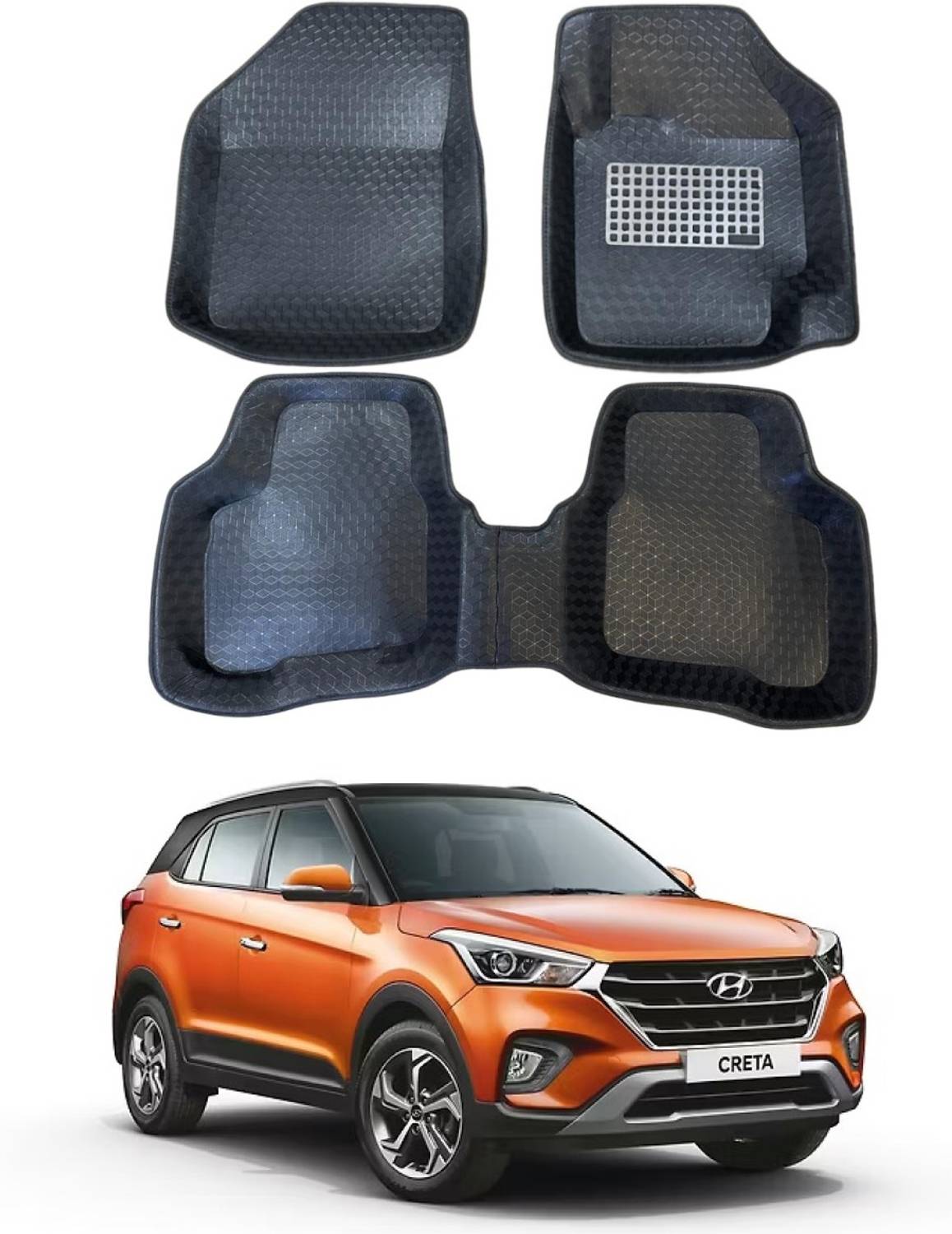 arneja trading company Polyutherine 5D Mat For Hyundai Creta