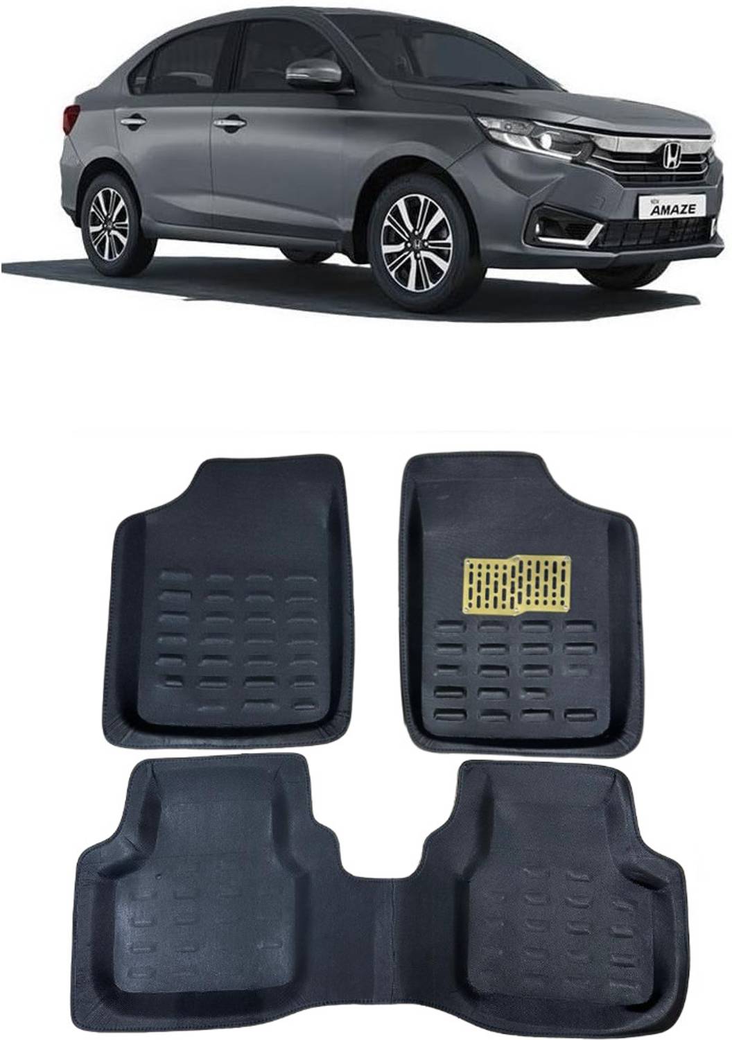 ARNEJA Polyutherine 3D Mat For Honda Amaze