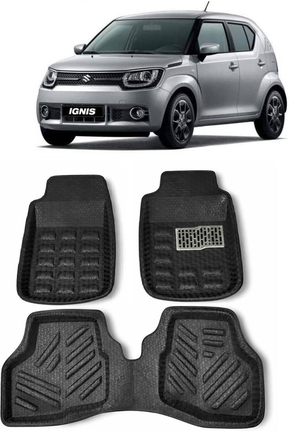 ARNEJA Polyutherine 3D Mat For Maruti Suzuki Ignis
