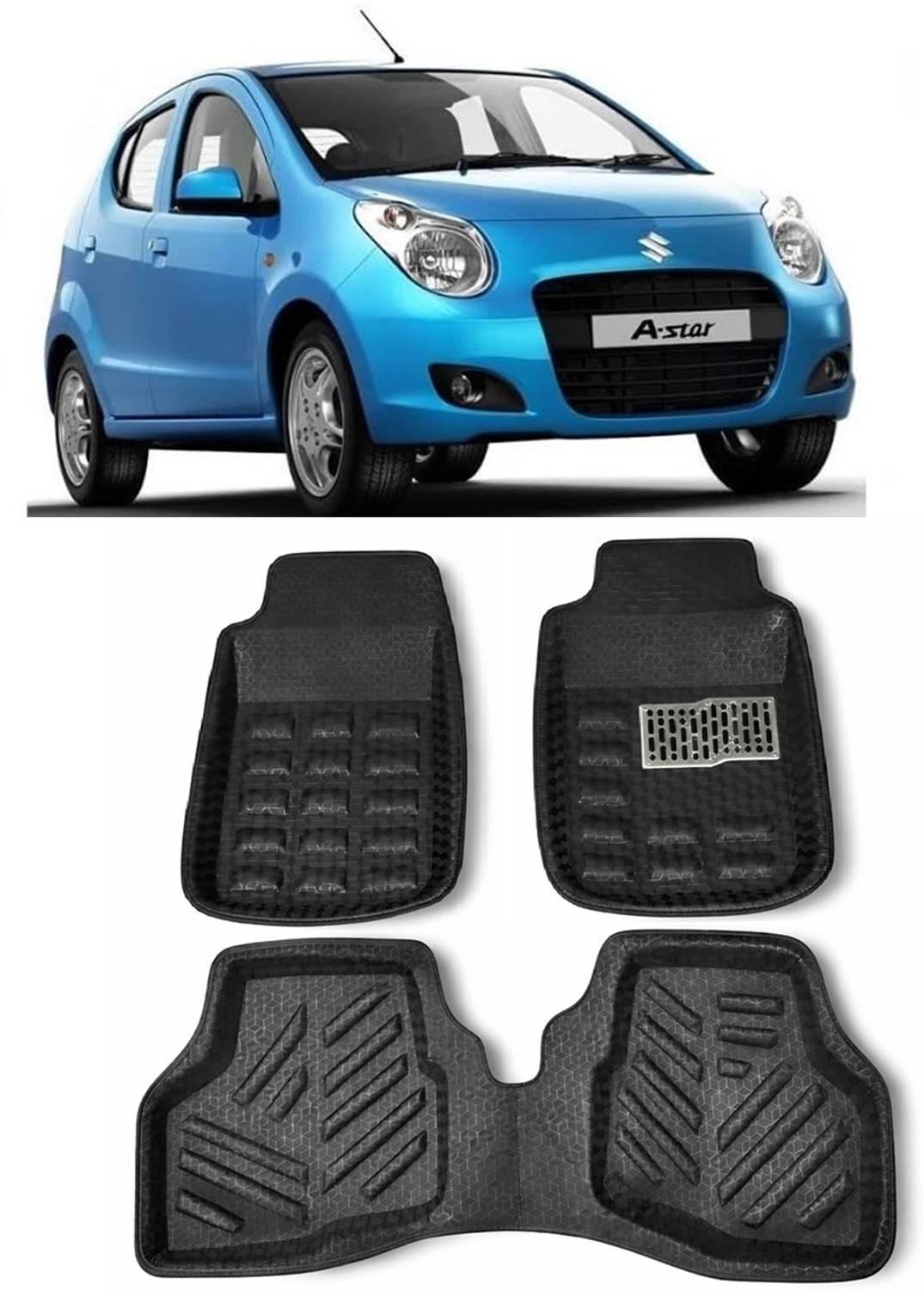 arneja trading company Polyutherine 3D Mat For Maruti Suzuki A-Star