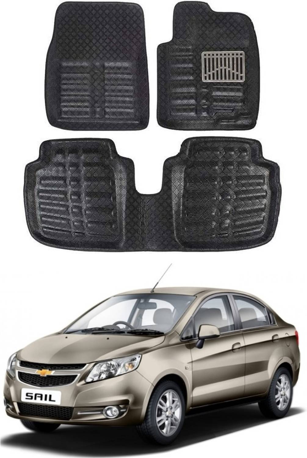 Arnejaa Polyutherine 3D Mat For  Chevrolet Sail
