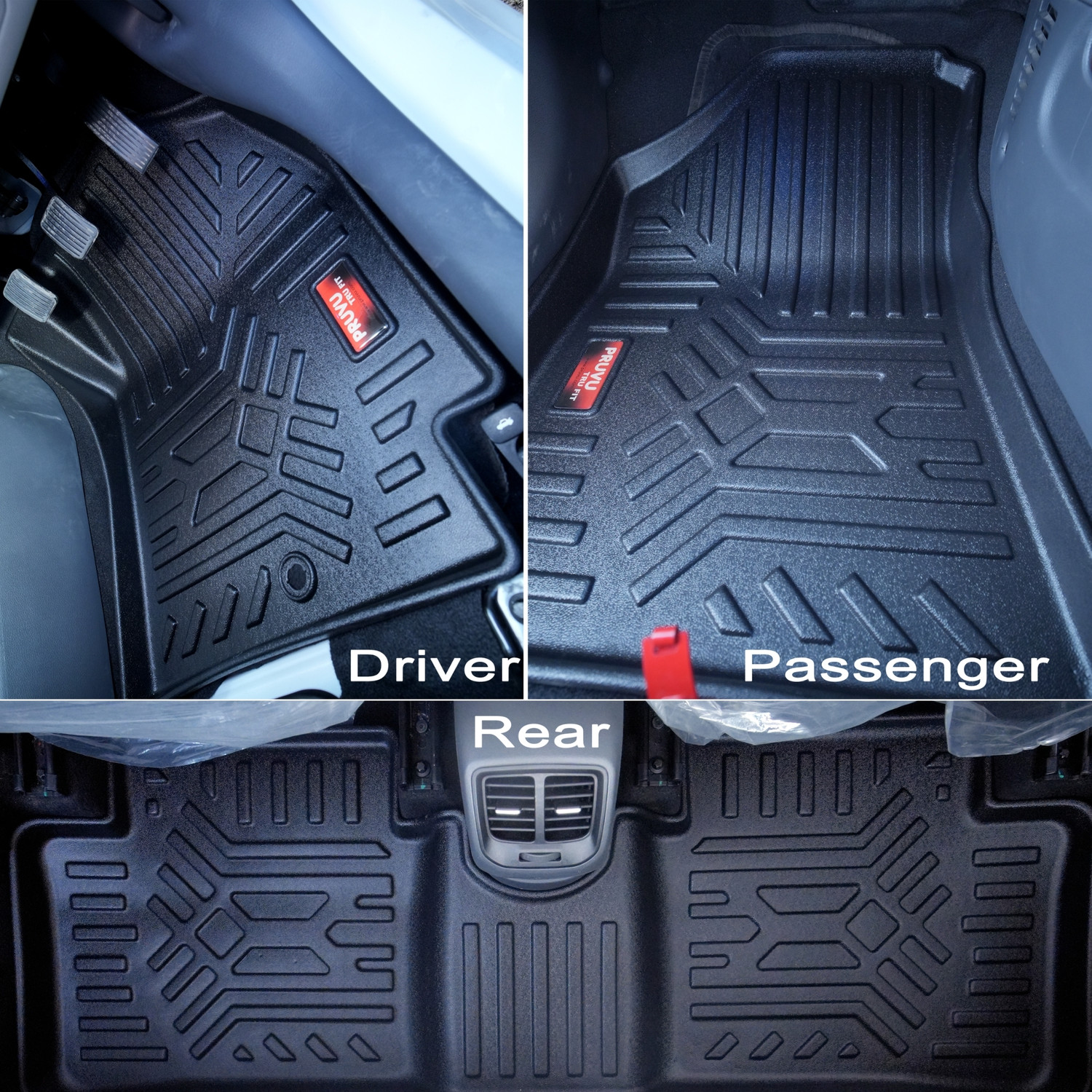 Image of pruvu Plastic, Rubber 3D Mat For Maruti Suzuki Baleno